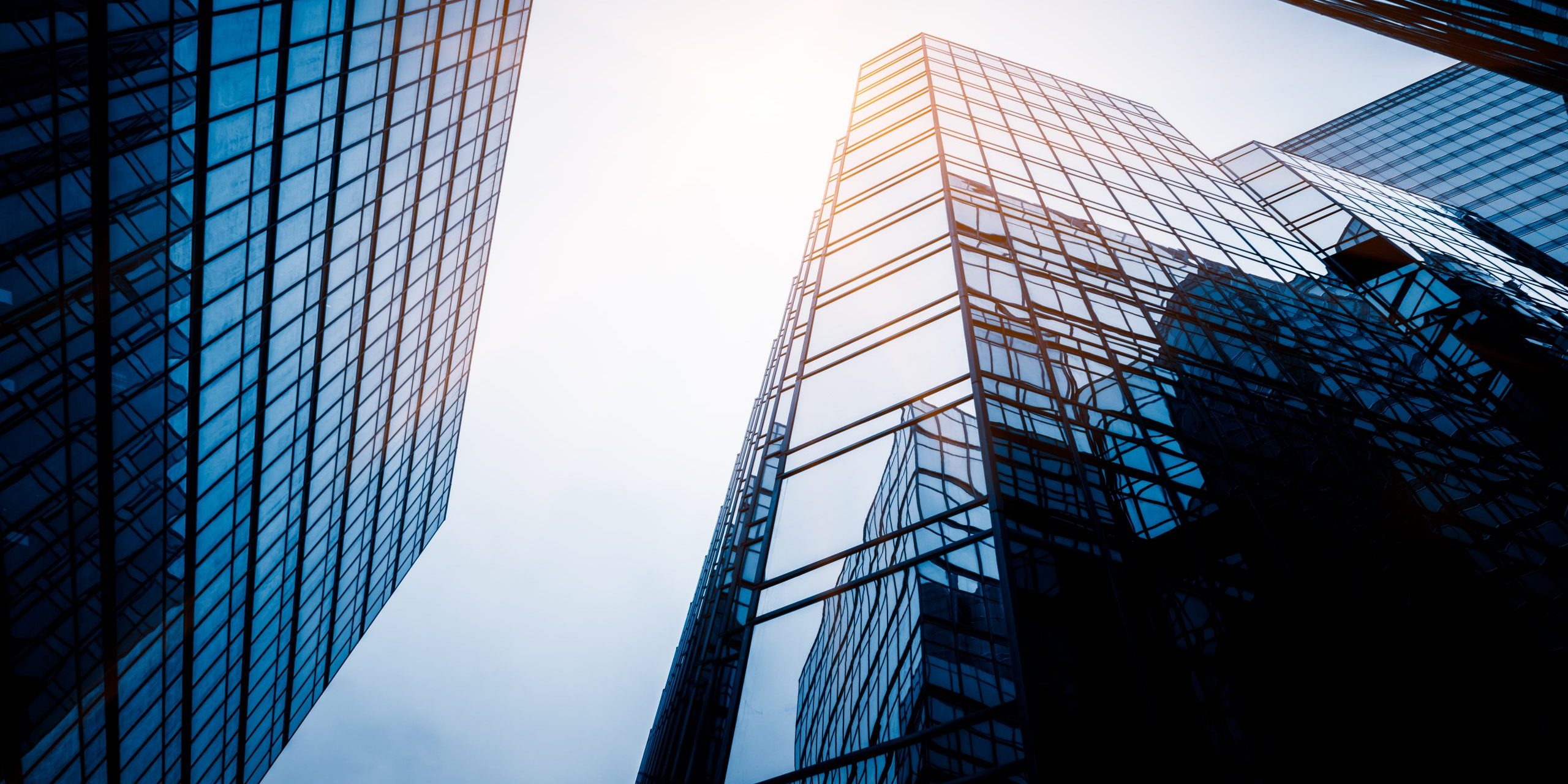 low angle view of skyscrapers